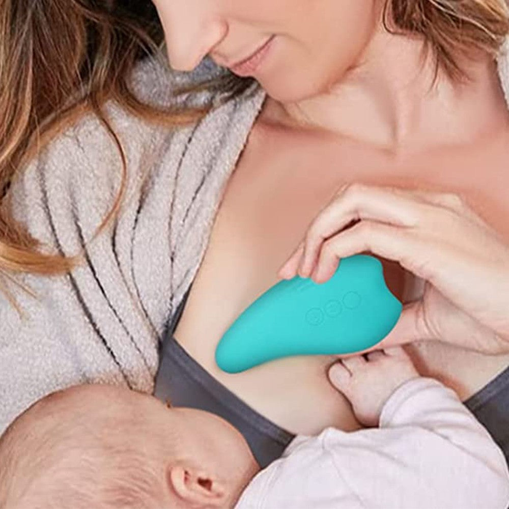 1 X Breast Massager Warming and Vibrating Lactation Massager for Breastfeeding
