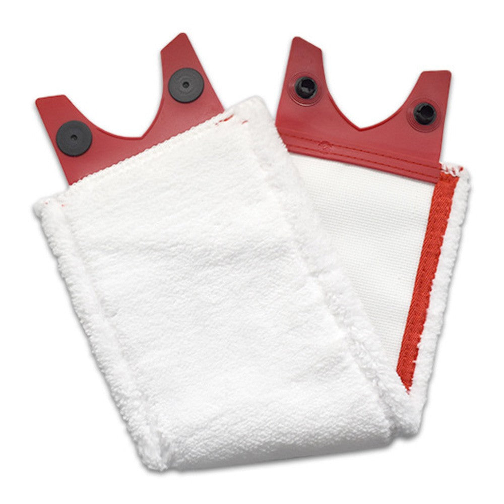 2 X White Flat Mop Refill Pad Replacement Pad Compatible with Vileda Ultramat Mop