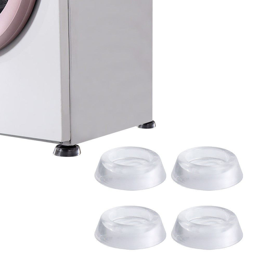 4Pcs Washing Machine Anti Vibration Foot Pads Washer Dryer Height Mats Non Slip Shock Pads