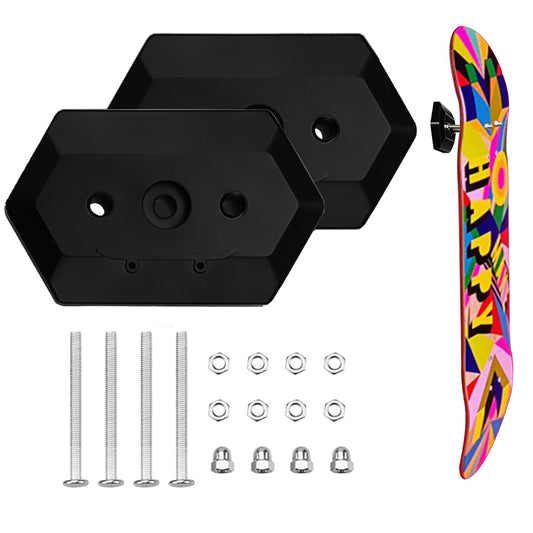 2 X Skateboard Deck Display Holder Skateboard Accessories Wall Mount Skate Deck Hanger