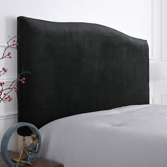 150x75cm Stretch Bed Headboard Cover Bed Head Slipcover Dustproof Bed Head Backrest Protector Black