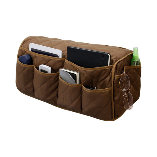 14 Pocket Sofa Armrest Organizer Remote Control Holder Storage Bag for Recliner Couch Armchair Coffee