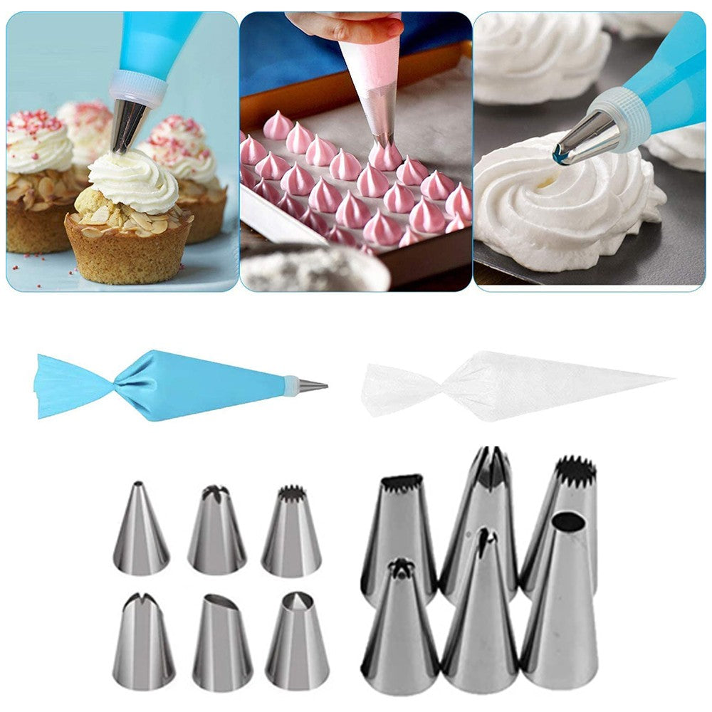 193Pcs Baking Cake Pan and Cake Decorating Supplies Set CheeseCake Maker Tool