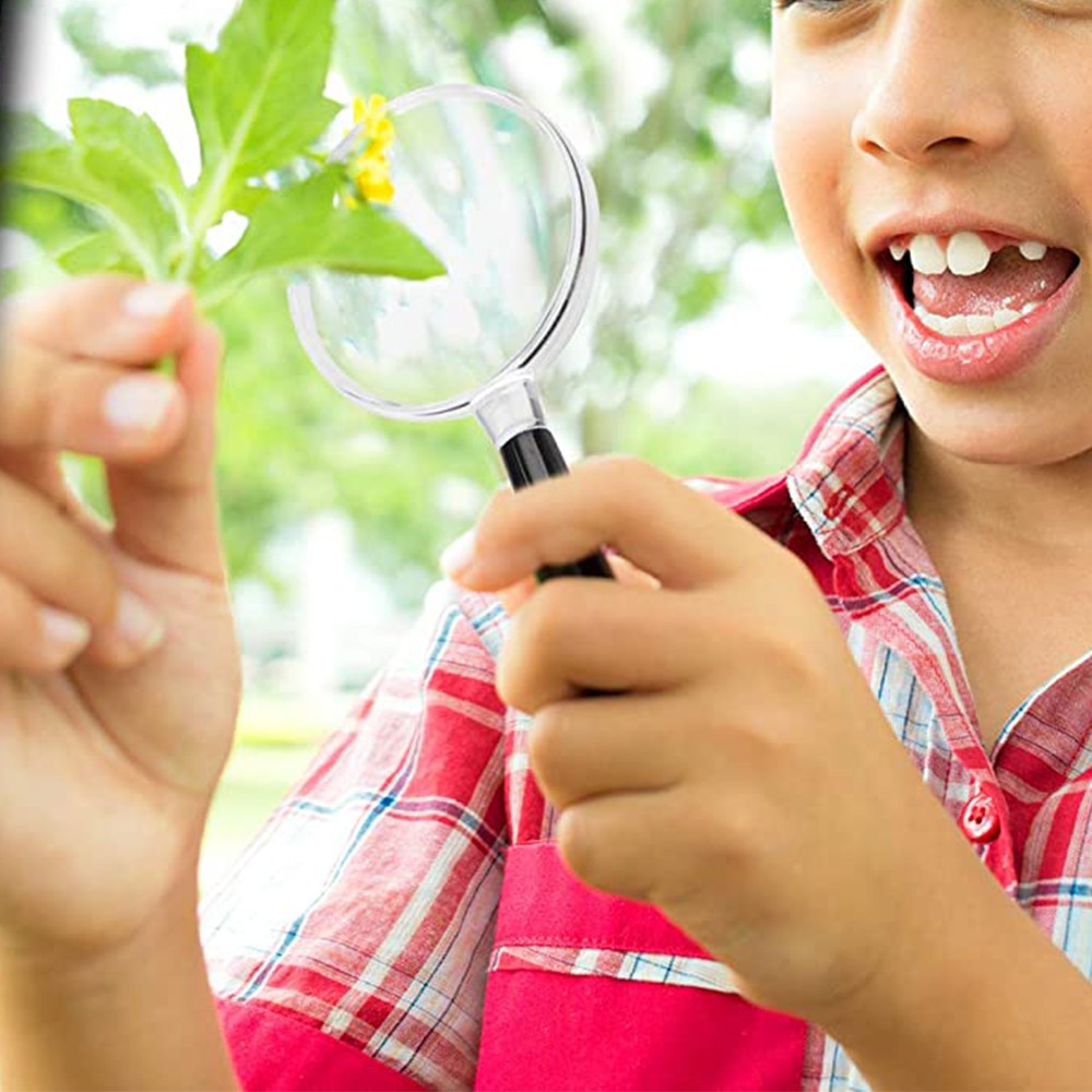 Kids Binoculars Outdoor 8x21 HD Magnification Compact Telescope with Compass and Magnifying Glass