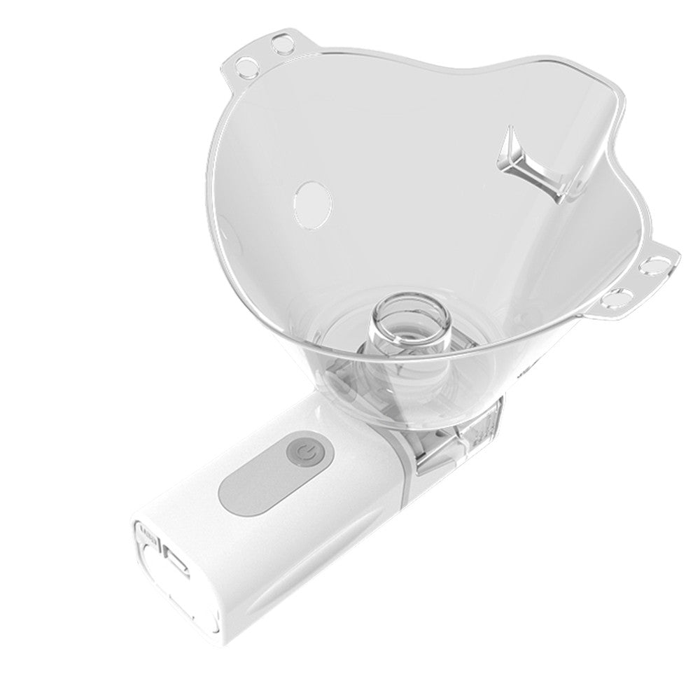 Portable Battery Operated Nebulizer Machine Grey Handheld Mesh Nebulizer Mist Steam Inhaler for Breathing Problems