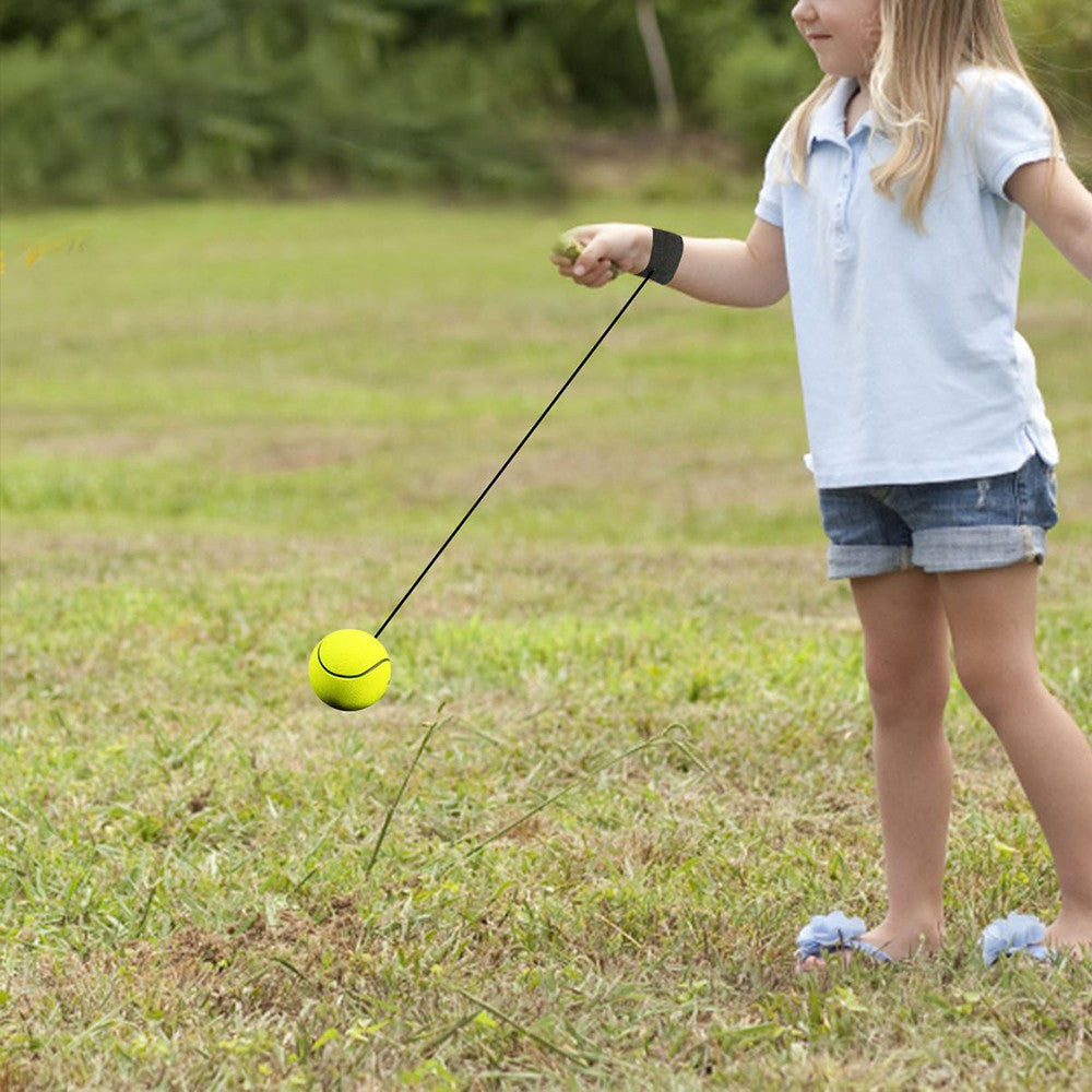8 X Rebound Ball Return Rubber Ball Sport Training Ball Wristband Balls Toys with Wrist Strap