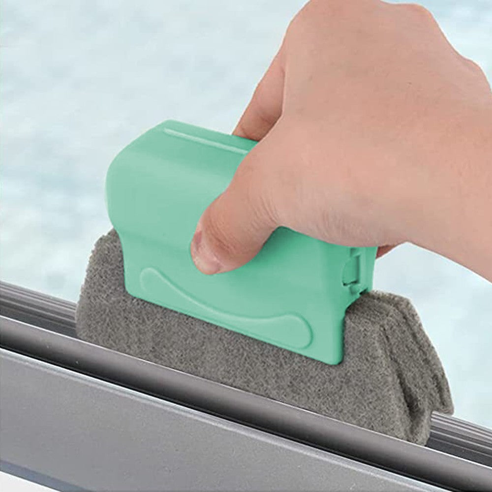 1 X Set of 6Pcs Window Groove Gap Cleaning Brushes Sliding Door Track Crevice Cleaning Brush Window Blind Cleaner