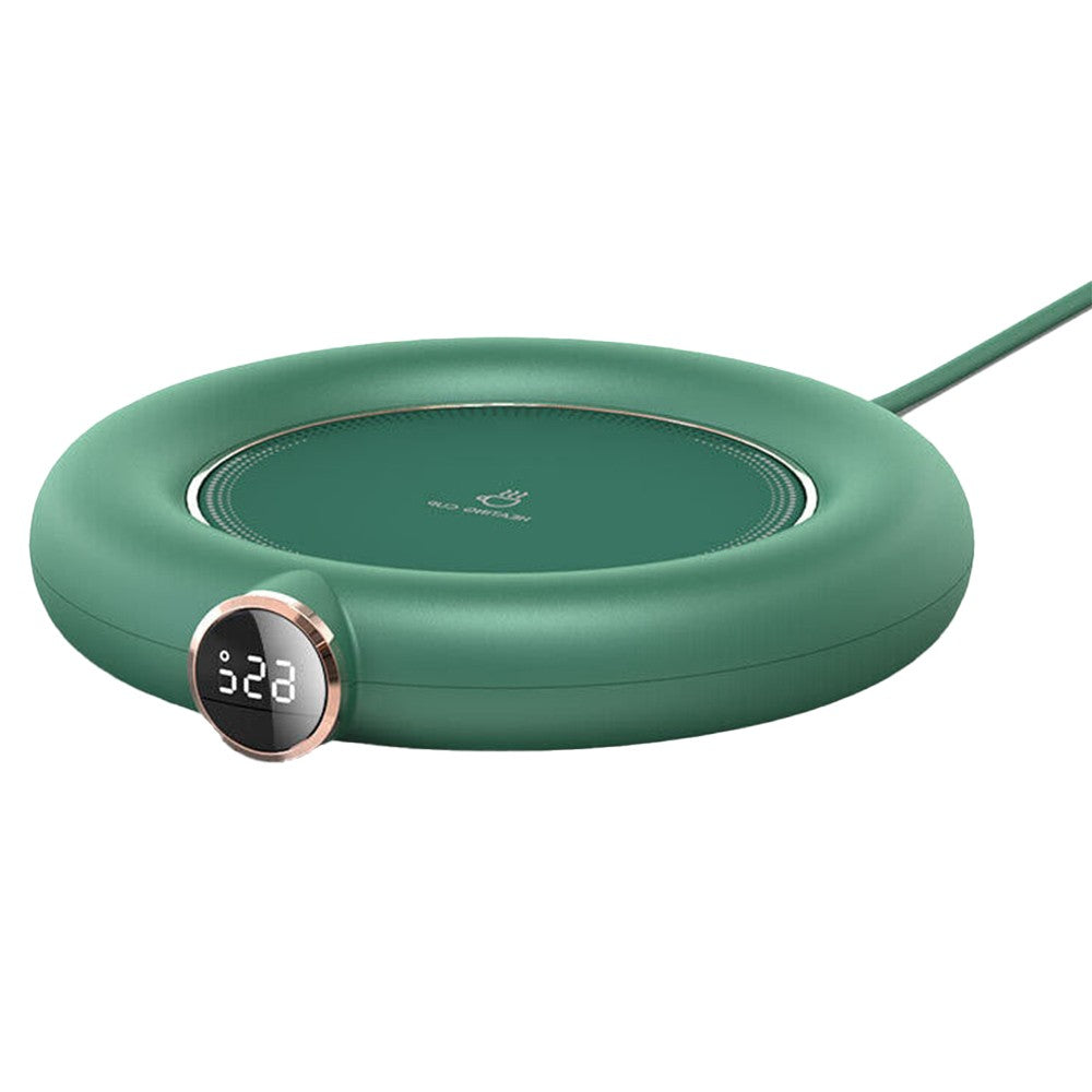 Coffee Mug Warmer Coaster Smart Electric Beverage Heater Pad Heating Plate Drink Warmer Green