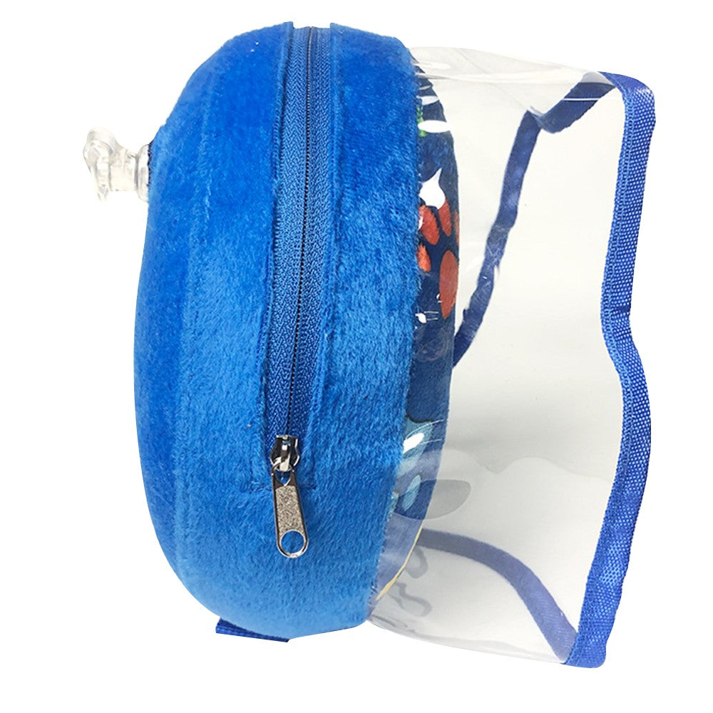 S Inflatable Dog Cone Cat E-Collar Soft Pet Protective Recovery Donut Collar with Anti Licking Baffle Blue