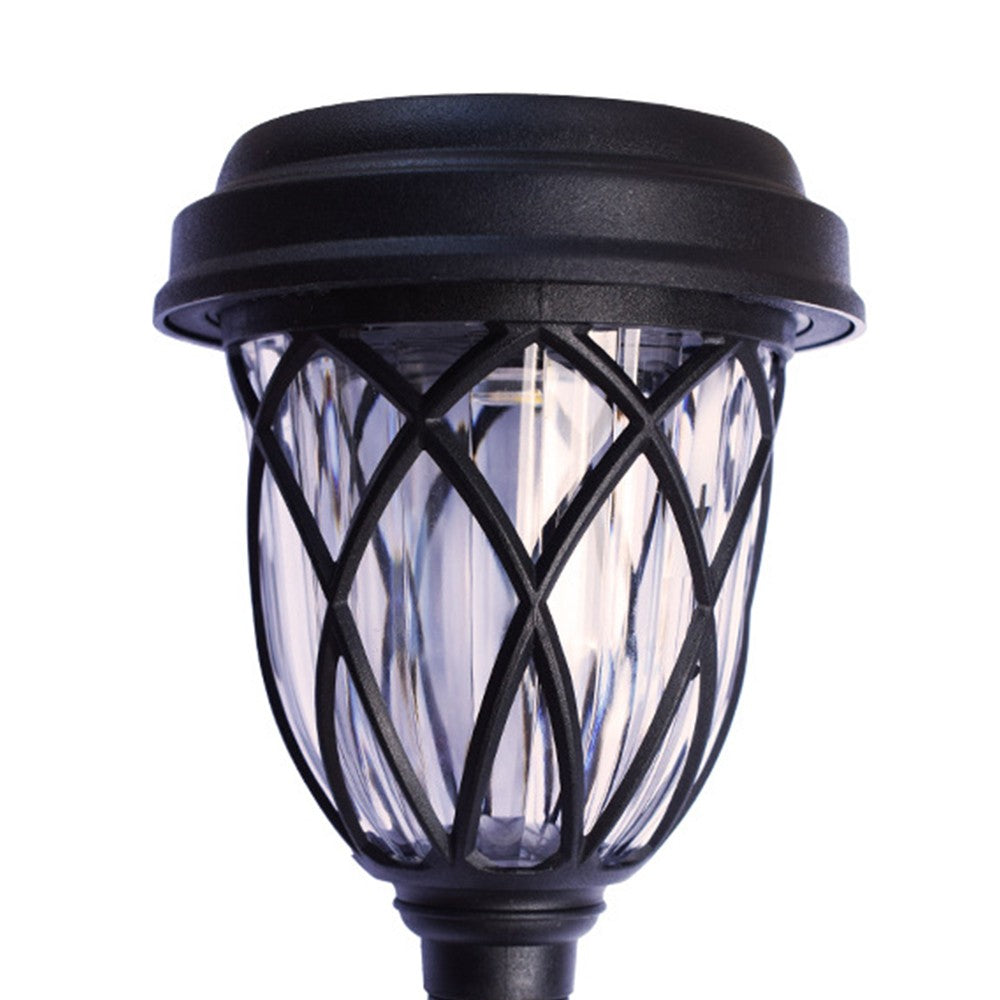 6Pcs Solar Powered Lights Outdoor Pathway Lights Garden Decor Lamps White Lights