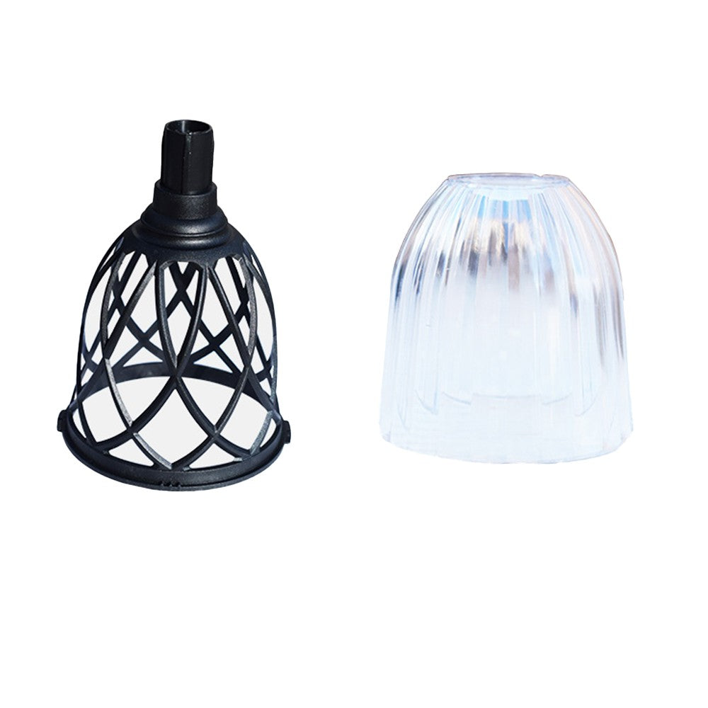 6Pcs Solar Powered Lights Outdoor Pathway Lights Garden Decor Lamps Warm Lights