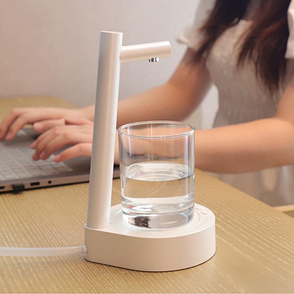 2 X Intelligent Desktop Water Bottle Dispenser USB Rechargeable Automatic Drinking Water Pump