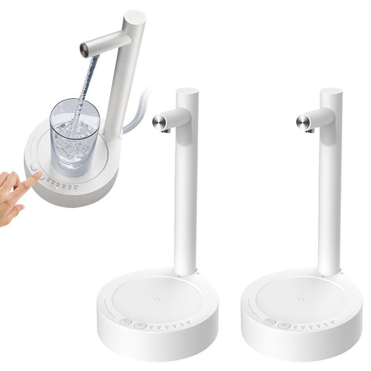 2 X Intelligent Desktop Water Bottle Dispenser USB Rechargeable Automatic Drinking Water Pump