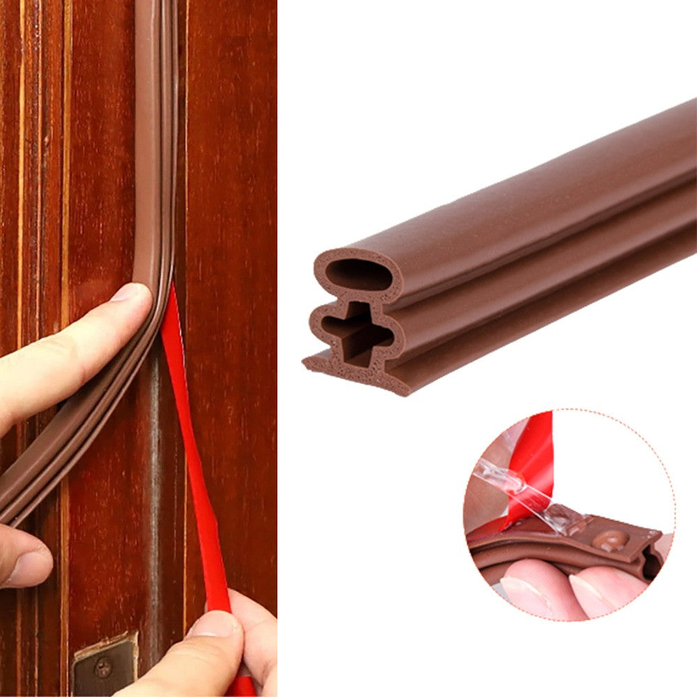 6m Self Adhesive Door Weather Stripping 10mm Window Gap Seal Strip Weatherstrip Gap Blocker