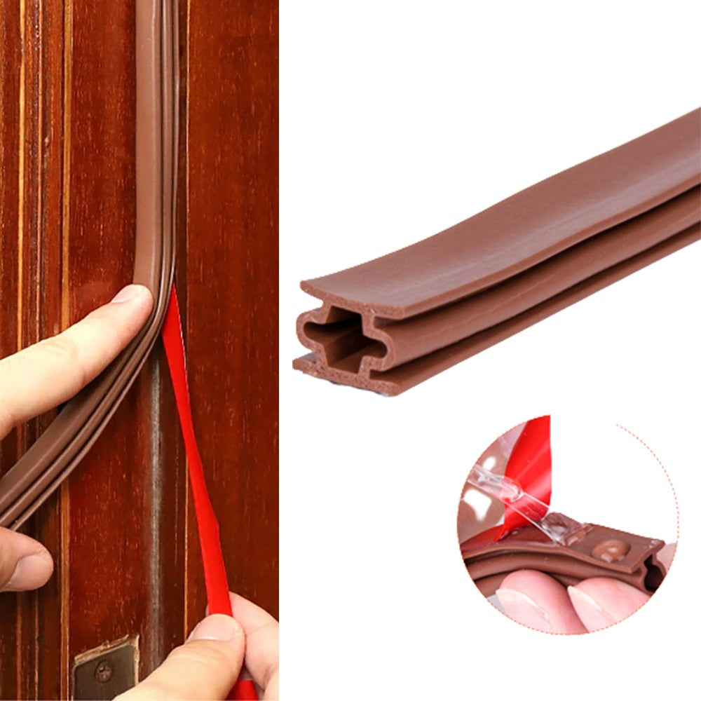 6m Self Adhesive Door Weather Stripping 8mm Window Gap Seal Strip Weatherstrip Gap Blocker