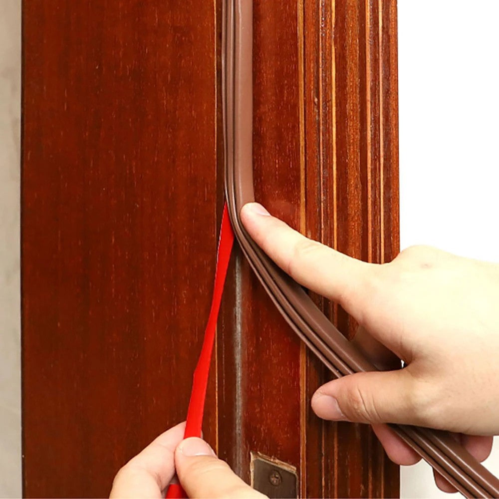 6m Self Adhesive Door Weather Stripping 6mm Window Gap Seal Strip Weatherstrip Gap Blocker