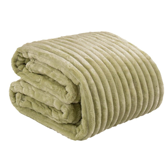 200x180cm Soft Sofa Throw Blanket Warm Couch Flannel Blanket Green