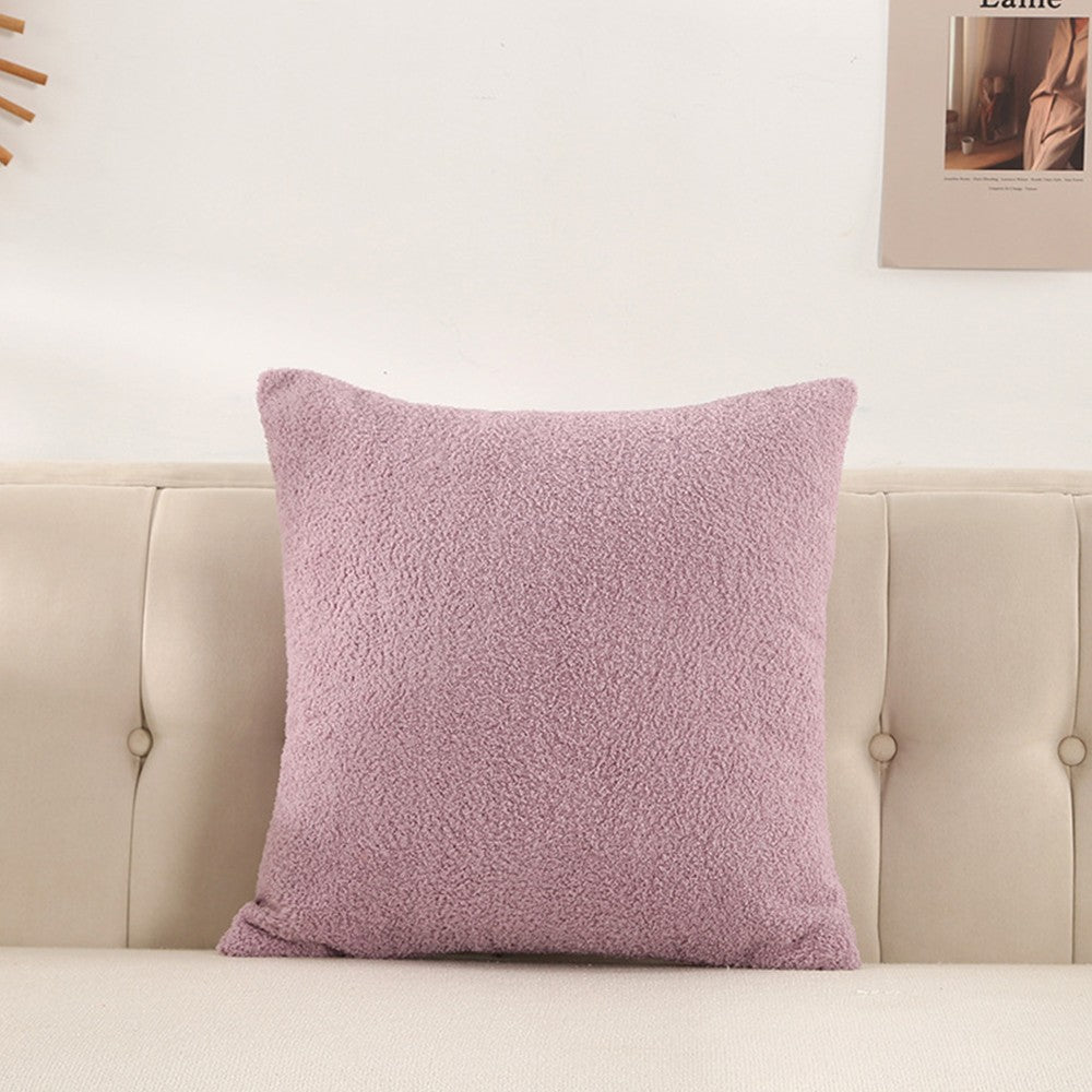 2Pcs 45x45cm Pillowcase Soft Throw Pillow Cases Cushion Covers Home Decor Purple