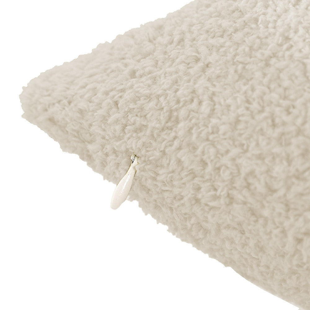 2Pcs 45x45cm Pillowcase Soft Throw Pillow Cases Cushion Covers Home Decor White