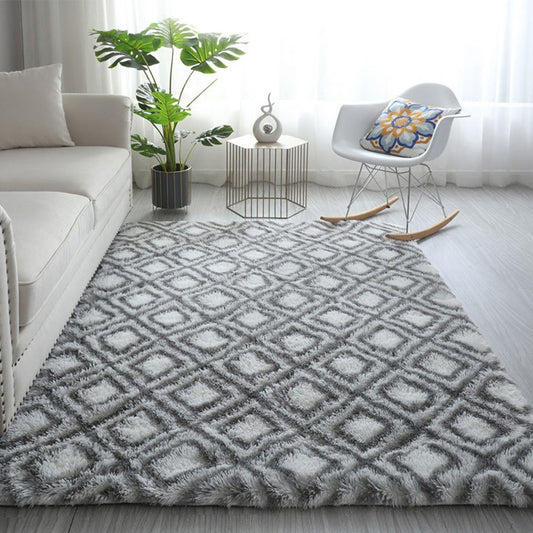 200x140cm Printed Plush Rugs Bedroom Fluffy Carpet Soft Living Room Rug Style 2