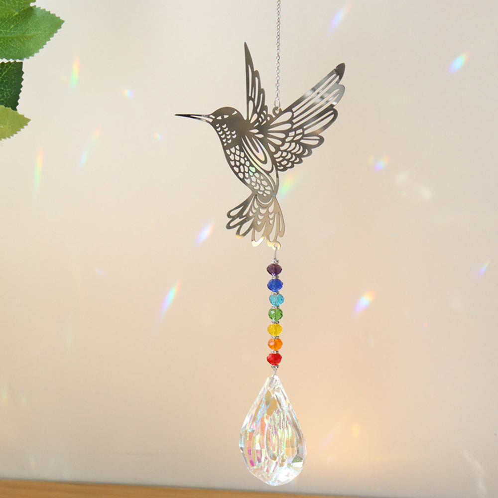 5 X Artificial Rhinestone Suncatcher Prism Rainbow Maker Sun Catcher Home Decor