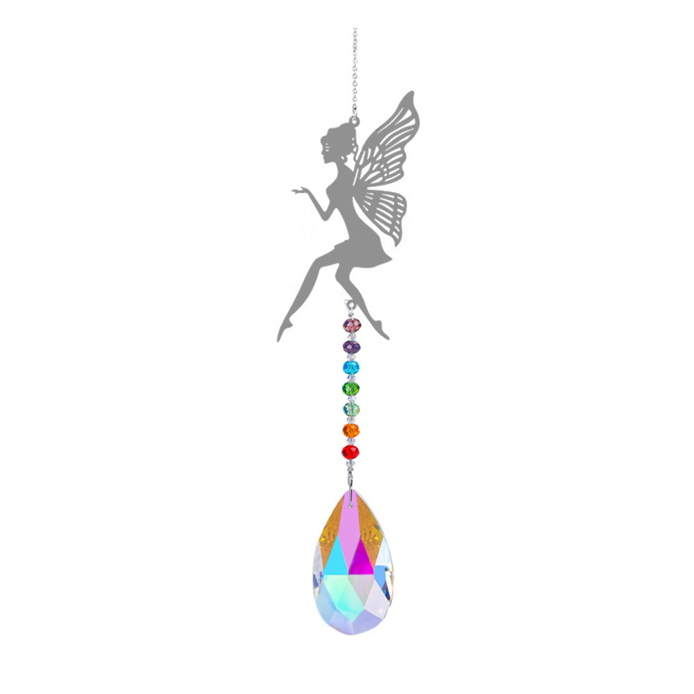 5 X Artificial Rhinestone Suncatcher Prism Rainbow Maker Sun Catcher Home Decor