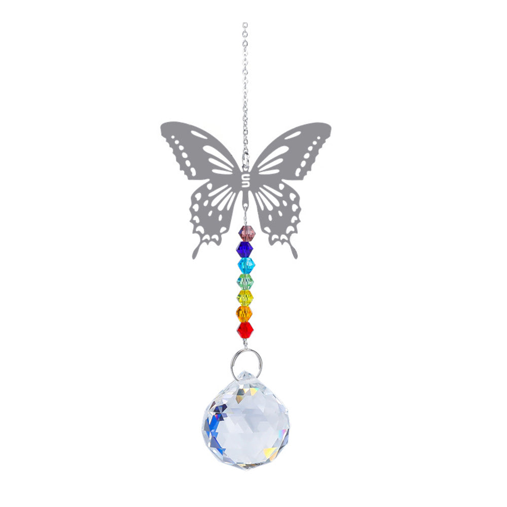 5 X Artificial Rhinestone Suncatcher Prism Rainbow Maker Sun Catcher Home Decor