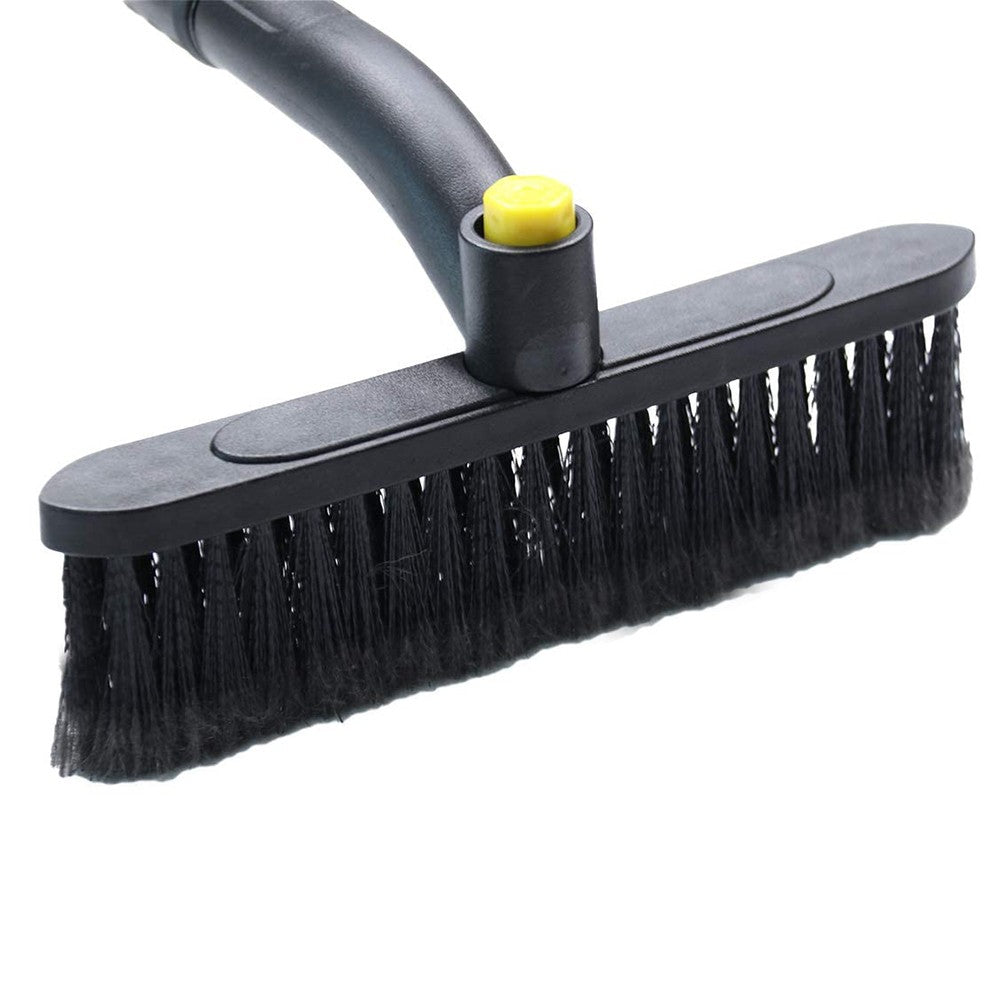 2-in-1 Extendable Ice Scraper and Snow Brush for Car Windshield Yellow