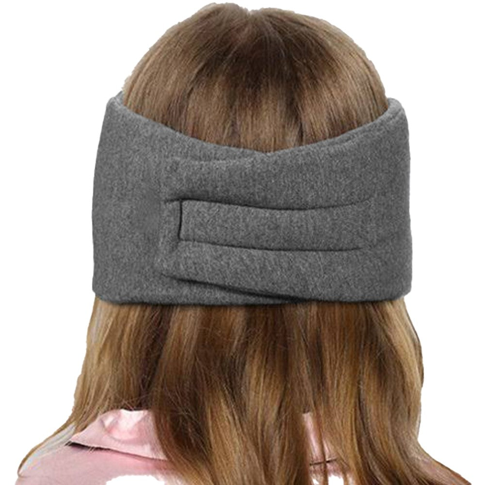 Cotton Sleep Eye Mask Soft Eye Cover Thicked Airplane Blindfold Sleeping Aid Dark Grey