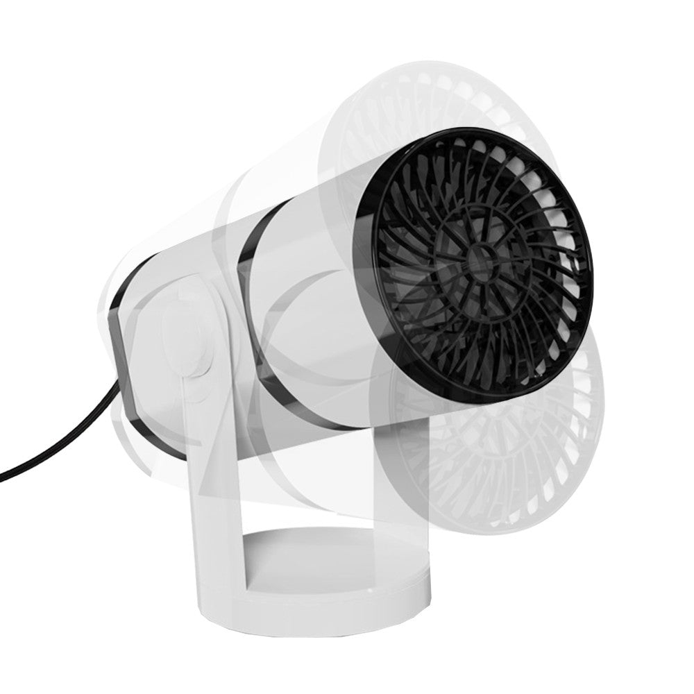 2-in-1 12V Portable Car Heater Rotatable Car Window Defroster Demister Car Cooling Fan