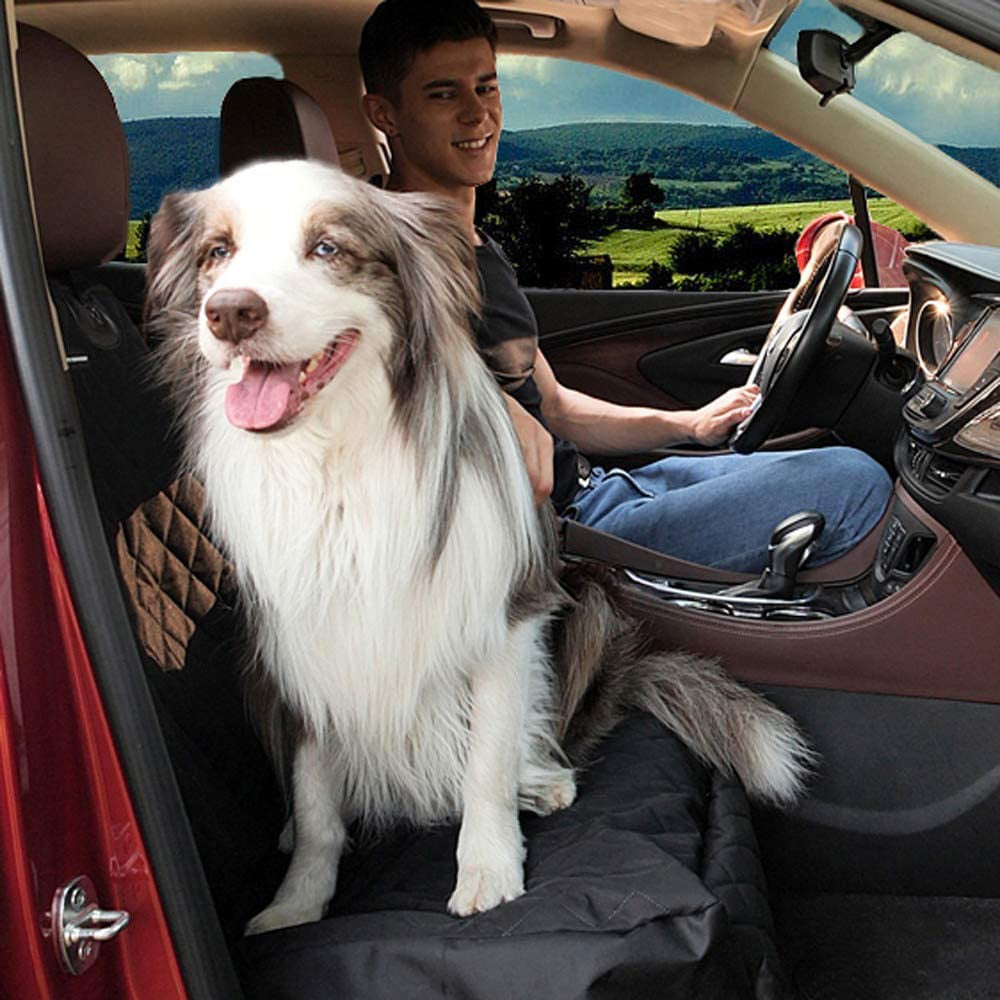 2 X Pet Car Front Seat Cover Non-Slip Car Seat Protection Mat for Cat Dog