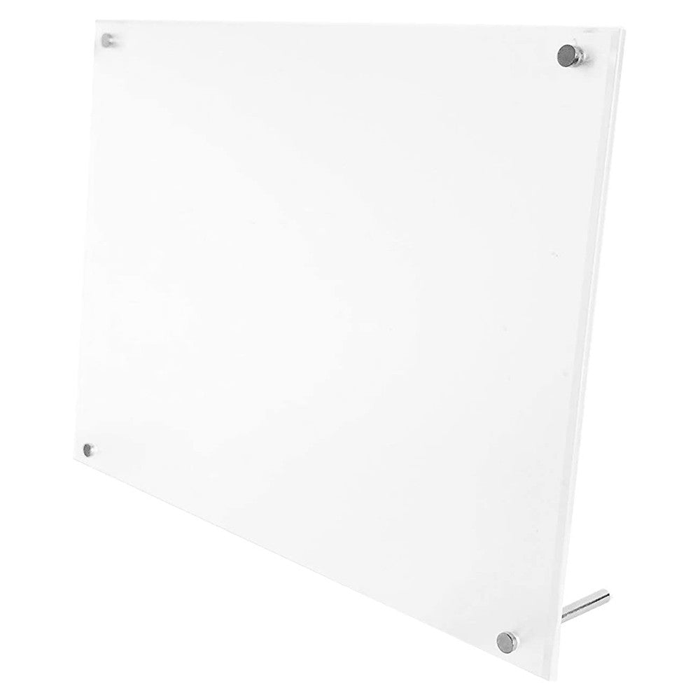 2Pcs 32.7x24cm Acrylic Picture Frames Clear Photo Display Frames Double Panel Frames Desktop Decor