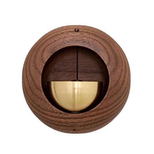 Ebony Wood Shopkeepers Bell for Door Opening Entrance Doorbell Wind Chime Ring Bell