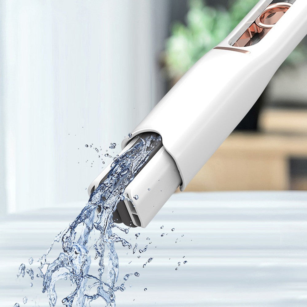 Self-Squeeze Mini Mop Portable Desktop Glass Cleaning Mop with 2 Replacement Heads