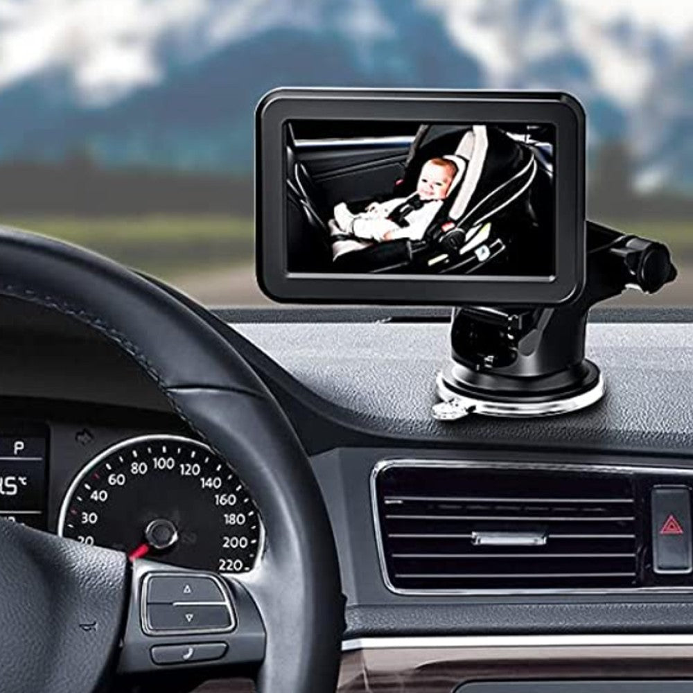 Car Baby Monitor with HD Camera Kid Safety Camera Monitor with Night Vision