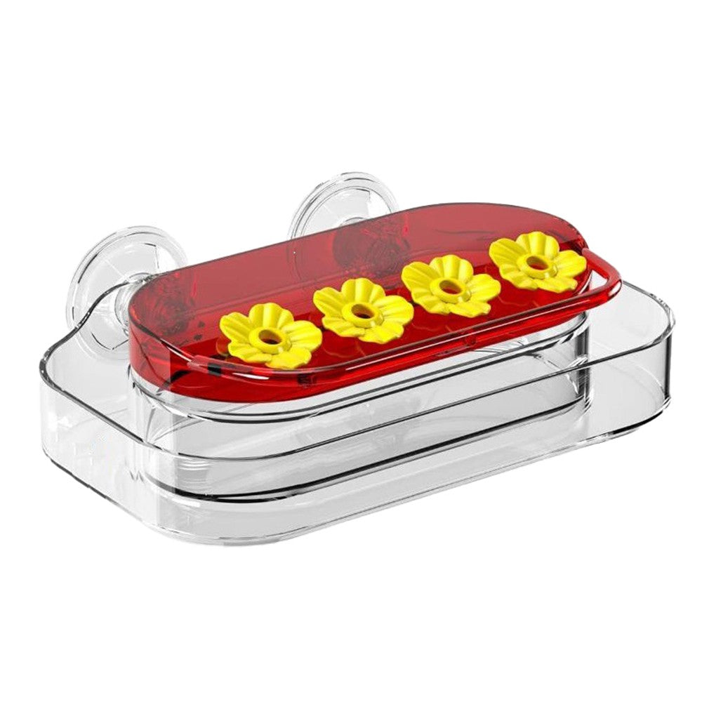 1 X Window Hummingbird Waterer with Suction Cup Plastic Bird Watching Waterer