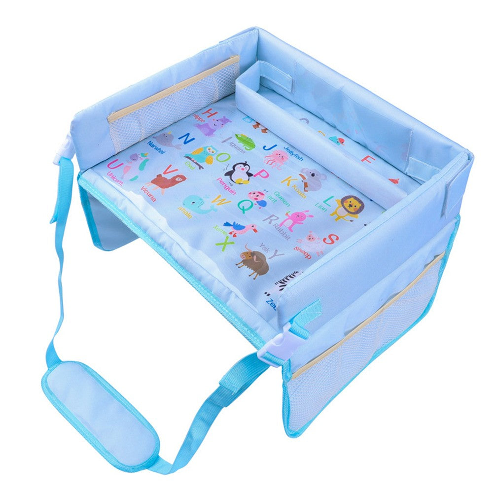 Portable Kids Travel Lap Tray Car Seat Tray Toddler Car Activities Tray Animal Style