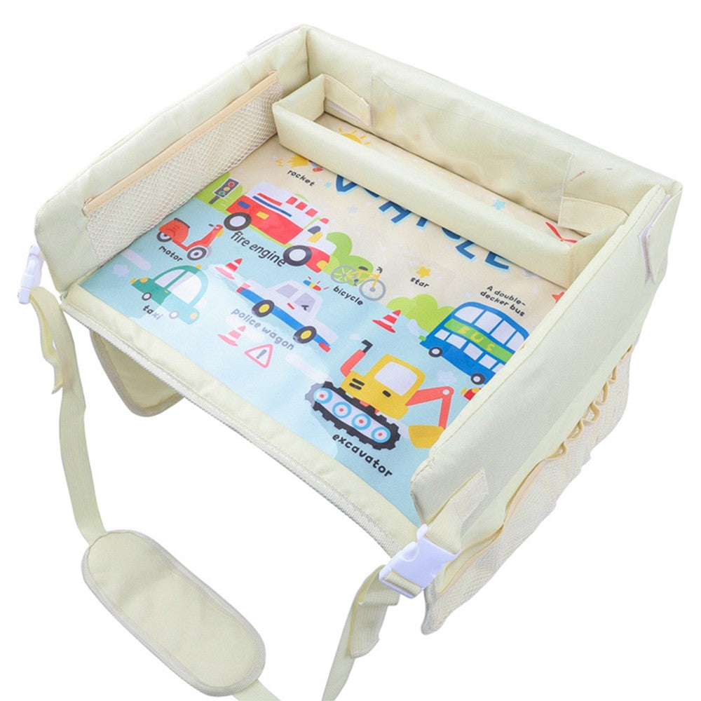 Portable Kids Travel Lap Tray Car Seat Tray Toddler Car Activities Tray Car Style