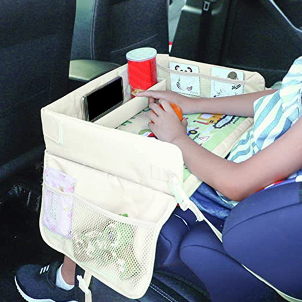 Portable Kids Travel Lap Tray Car Seat Tray Toddler Car Activities Tray Car Style