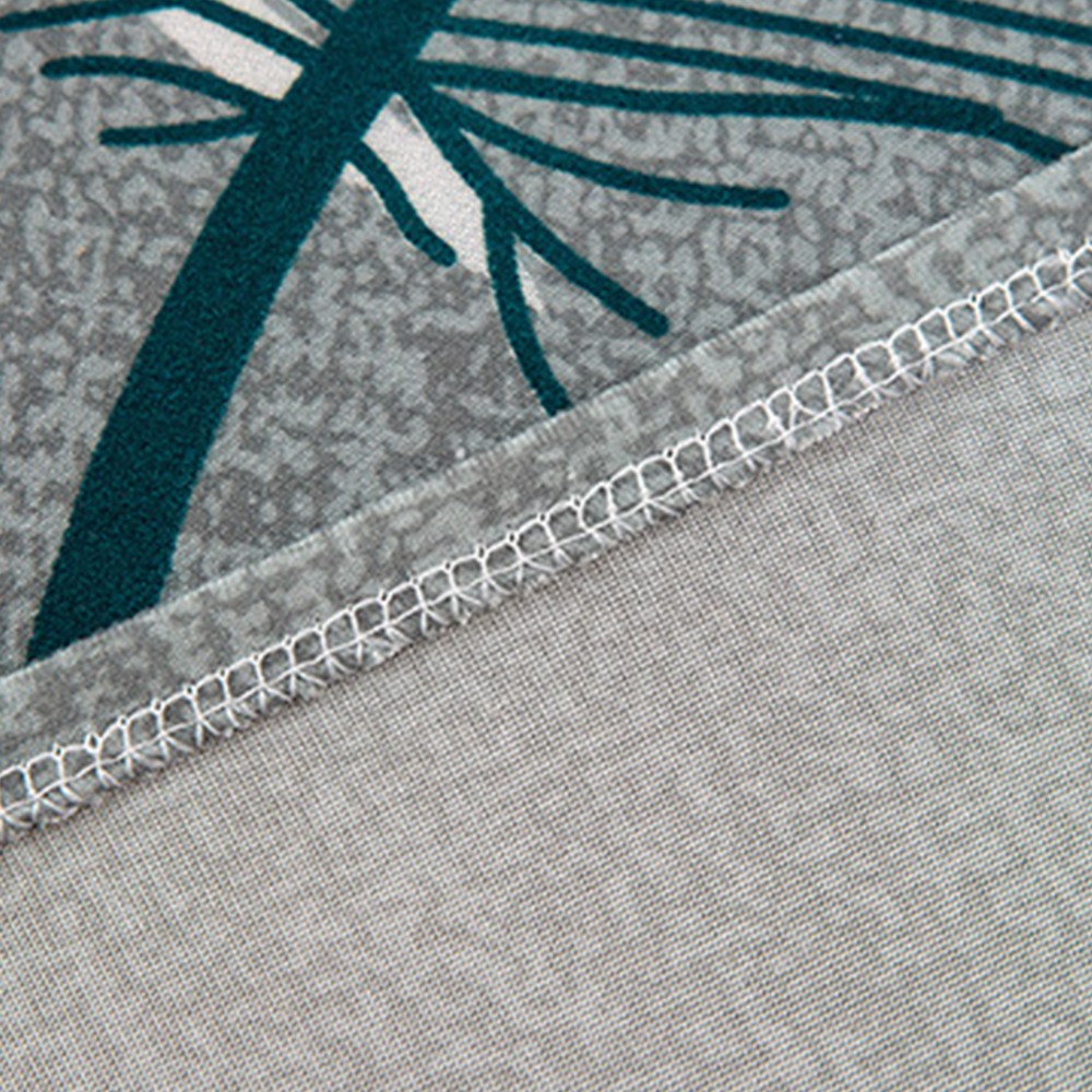 Stretch Printed Armless Chaise Lounge Cover and Pillowcase Set Lounge Chaise Slipcover Style 6