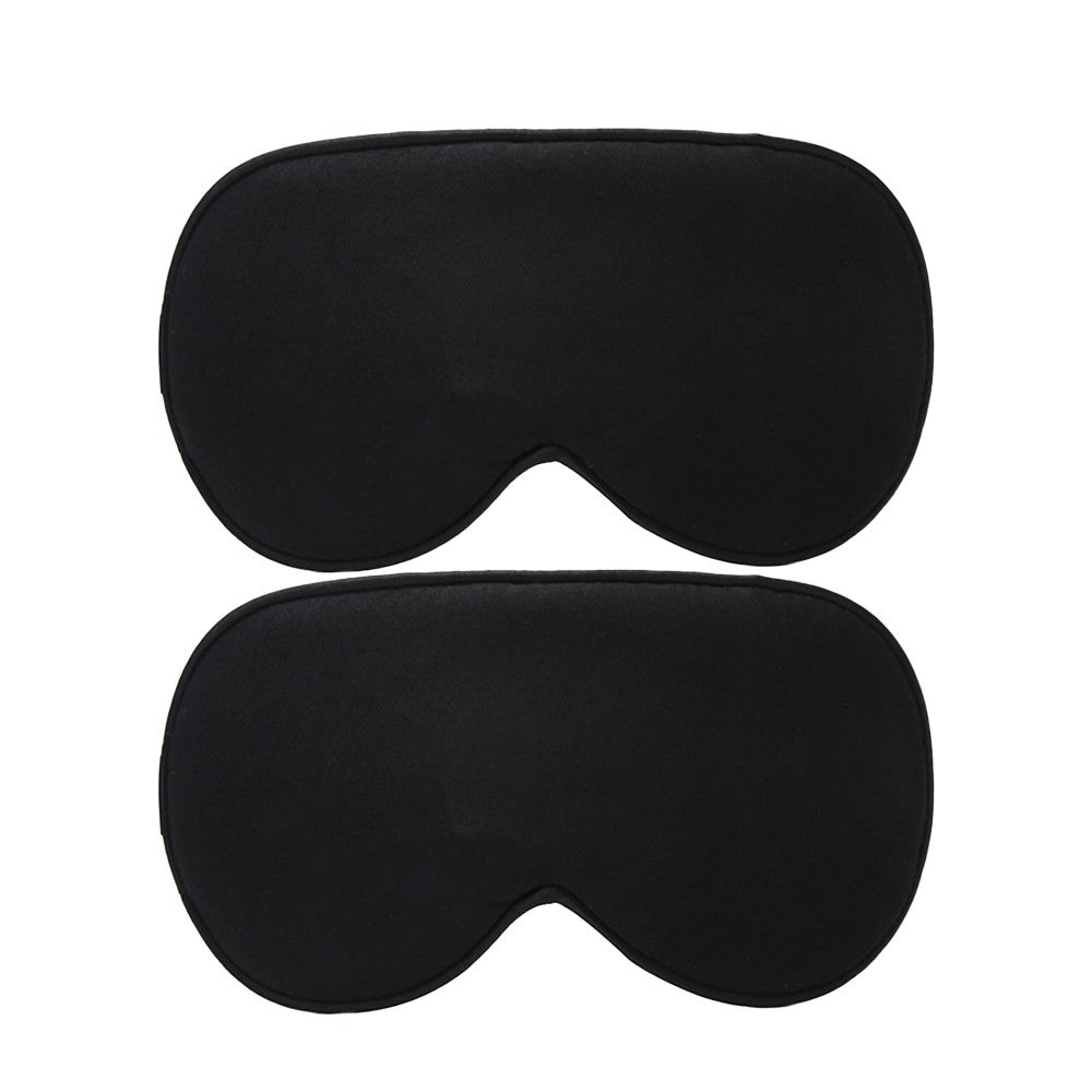2Pcs Kids Mulberry Silk Eye Mask Soft Sleep Mask Eye Cover Blindfold Black