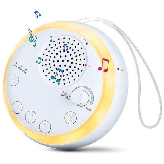 White Noise Machine Smart Natural Soothing Sound Machine Sleep Aid with Night Light