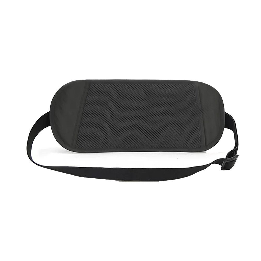 Money Belt Travel Passport Holder RFID Blocking Card Pouch Fanny Pack Waist Pack Dark Grey