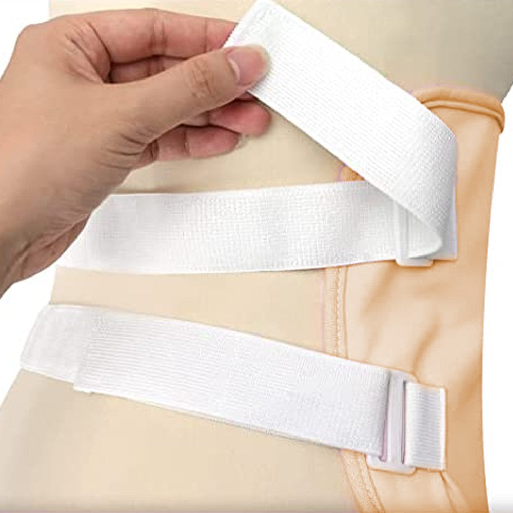 2Pcs Castor Oil Pack Kit for Waist and Neck Reusable Castor Oil Wrap Pack Nude