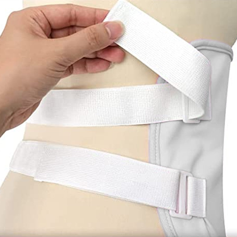 2Pcs Castor Oil Pack Kit for Waist and Neck Reusable Castor Oil Wrap Pack White