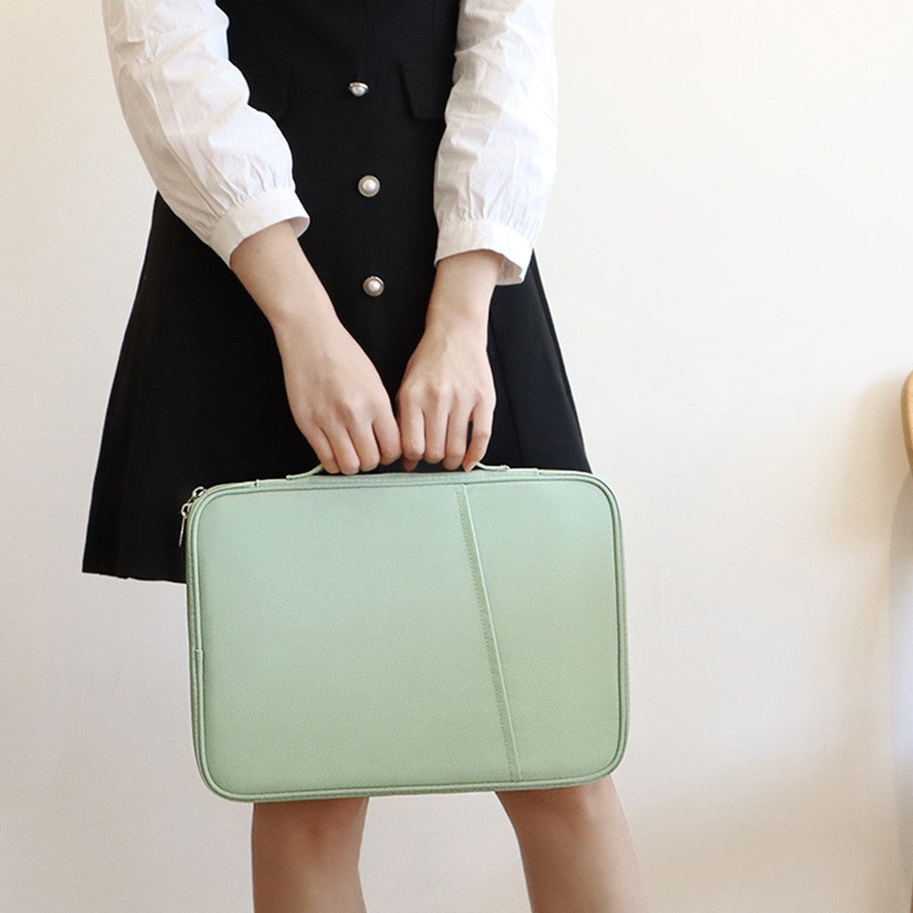 For iPad 12.9-13 inches Tablet Sleeve Case Pouch Bag Laptop Protective Bag Green