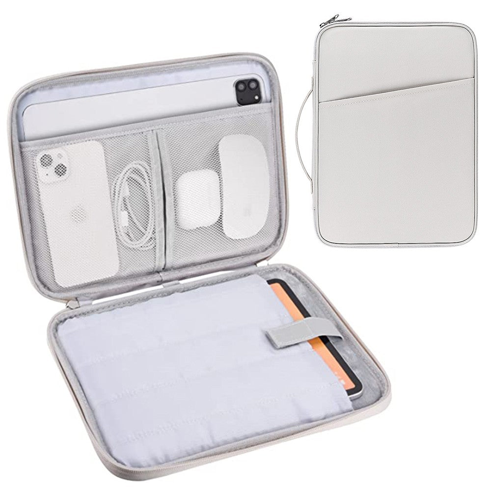 For iPad 10.8-11 inches Tablet Sleeve Case Pouch Bag Laptop Protective Bag White