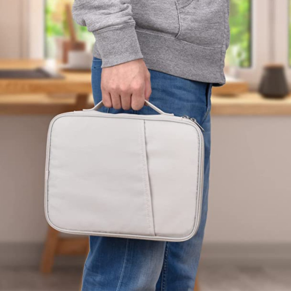 For iPad 10.8-11 inches Tablet Sleeve Case Pouch Bag Laptop Protective Bag White