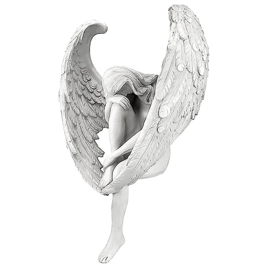 Resin Redemption Angel Statue Tabletop Fairy Figurine Decoration Garden Patio Lawn Ornament