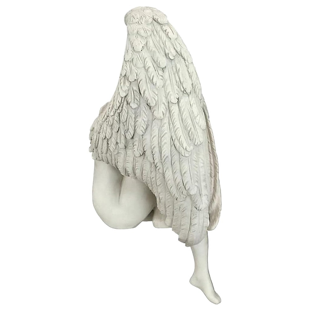 Resin Redemption Angel Statue Tabletop Fairy Figurine Decoration Garden Patio Lawn Ornament